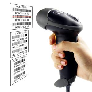 Wholesale Automatic Wired Handheld Barcode Scanner Reader Dimension 150mm * 50mm * 65mm from china suppliers