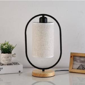 Chinese Style Table Lamp Bedroom Bedside Lights Vintage Wooden table lamp(WH-MTB
