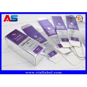 China Medicine Bottle Pill Packaging 10ml Vial Boxes For Medical Pack silver pharmaceutical packaging boxes on sale