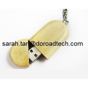 Wooden Oval USB Flash Drives, 100% Original & New Waterproof, Anti-fire Memory