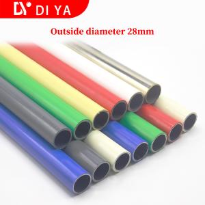 Wholesale Seamless 28mm Lean Tube With PE / ABS Coated from china suppliers