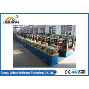 Blue color PLC control system 2018 new type Guardrail Roll Forming Machine made