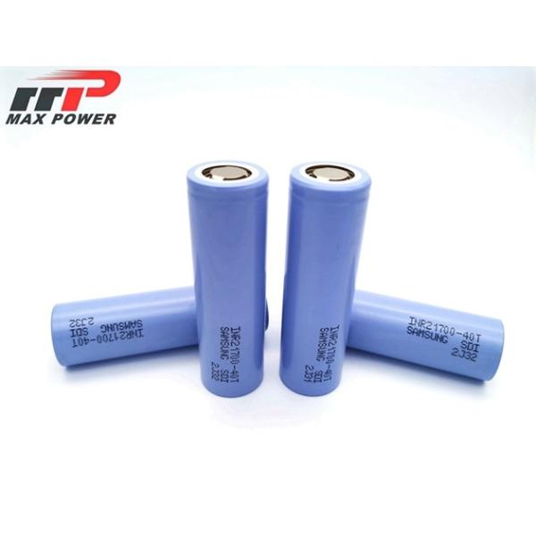 Original Samsung INR21700 40T 4000mAh 3.7V high rate discharge Lithium Ion