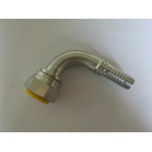90 Degree BSP Industrial Hose Fittings Female 60 Degree Cone With Cr3 Zinc