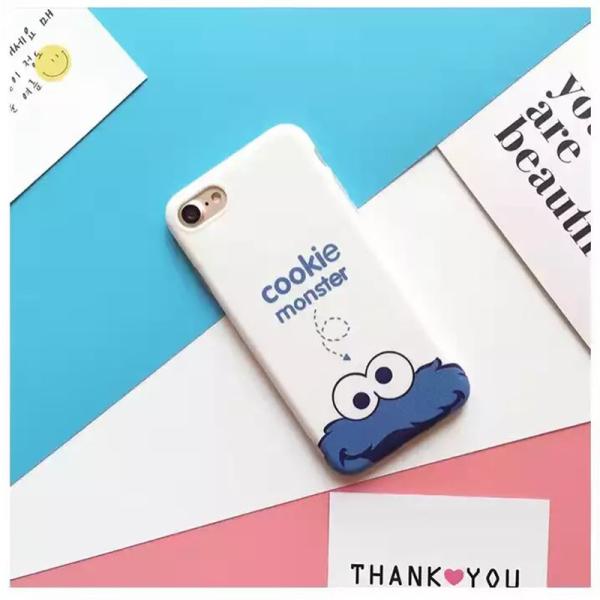 IMD Cartoon Monster Elmo Image Back Cover Cell Phone Case For iPhone 7 6s Plus