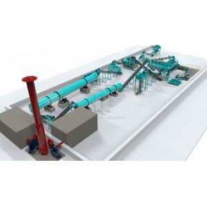 Cow Dung Composting Granulation Plant Organic Fertilizer Production Line