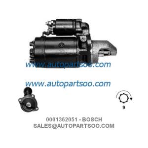 0001367004 0986011200 - BOSCH 12V 3KW 9T STARTER MOTOR 0001367004 0986011200