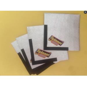 Permanent glossy adhesive beer label with gold or silver foil beer neck label