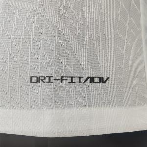 Fabric Polyester White Player Version Jersey Breathable Durable