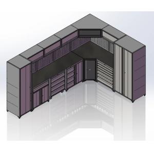 Workshop Garage Tool Box Set with Tool Cabinet and Workbench