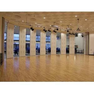 School Movable Partition Walls / No Floor Track Sliding Room Divider Wall