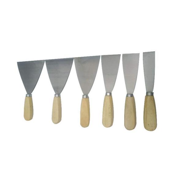 Customizable Logo Wall Plastering Scraper Construction Tools Wood Handle Putty Knife