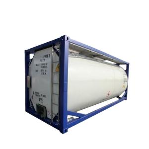 IMDG T4 Standard Steel Material 20ft ISO Fuel Tank Container 26000L Capacity for
