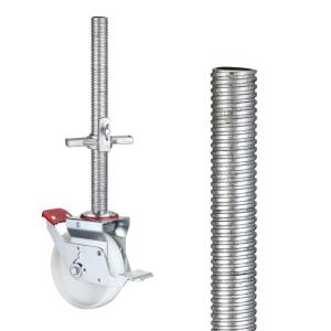 400kg Loading 150mm PA Scaffolding Wheels With Threaded Stem