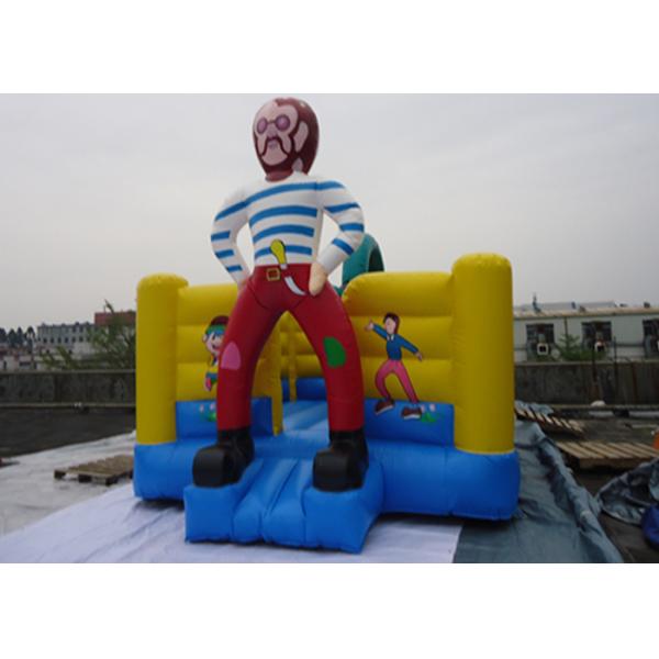 Customize PVC Tarpaulin Inflatable Jumping Castle / Inflatable Bounce Castle For Children