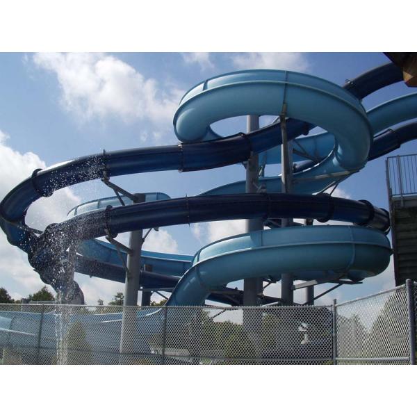 Kids Theme Outdoor Park Sports Games Water Park Design Fiberglass Slides Set Adult Play