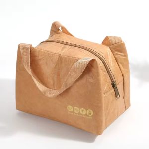 Biodegradable Sustainable Recyclable Custom Tyvek Insulation Tote Lunch Bag 15L