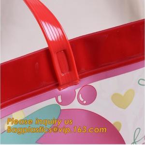 Factory price gift and shopping bags with handles customized pvc bag,Custom