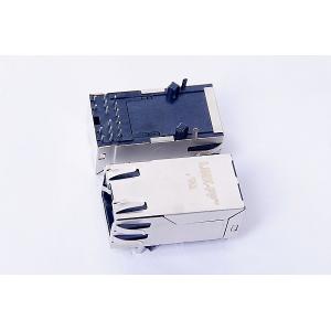 Wholesale 0826-1X1T-GJ-F 1X1 Magnetic RJ45 Jack 10/100BaseT PoE+ With Tab Up from china suppliers