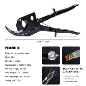 Portable Alloy Cable Cutter Tool Multipurpose For Construction