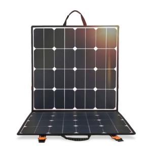 China DC USB TYPE C Foldable Solar Charger Portable 100W Foldable Solar Panel For Power Station on sale