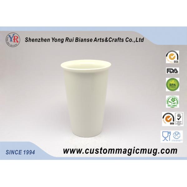 Customized Picture 11oz Capacity Double Wall Ceramic Mug With Inconceivable Design