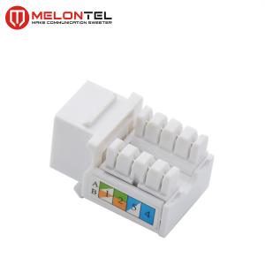 PC Cat5e RJ45 Female Connector Dual IDC 8 Pin MT 5102 With Cover