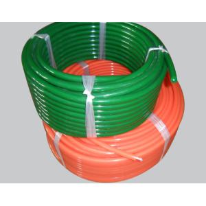 Diameter 12mm Orange Urethane Round Belt Surface Smooth cord reinforced