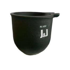 Metal Melting Crucible With Pouring Nozzle