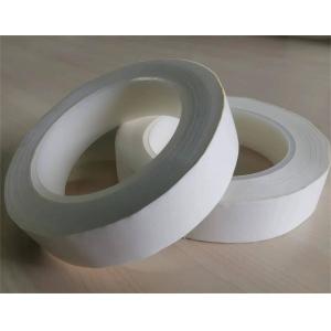 China 7.5N/cm Adhesive Strength White Aramid Paper Insulation Tape 0.10mm For Electrical Applications on sale