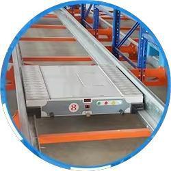 Large Loading Capacity Radio Shuttle Pallet Racking , Shuttle Racking System