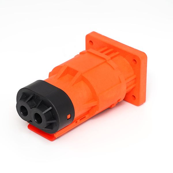 Plastic High Voltage electrical connectors Busbar EV plug and socket 2PIN 2.5mm