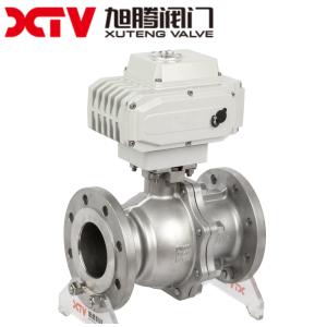 Stainless Steel Flanged Floating Ball Valve with High Platform 30 Days Return