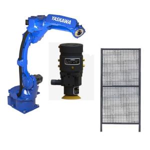Wholesale 6 Axis Robotic Arm Yaskawa GP12 With CNGBS Gringding Head And Fence For CNC Grinding Robots from china suppliers