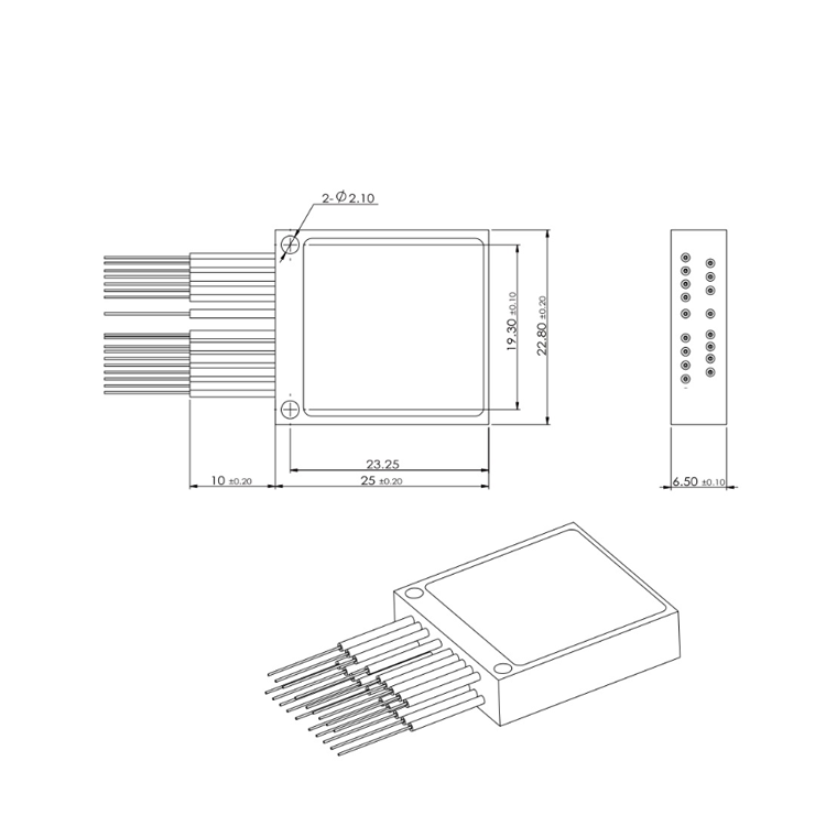 Wavelength Division Multiplexer UCWDM Ultra Compact Free Space Low Insertion Loss