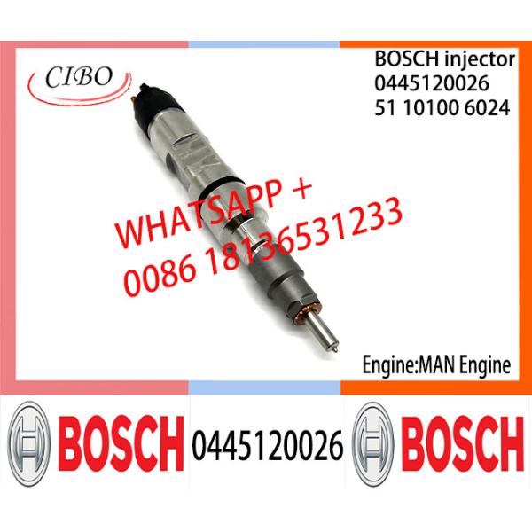 BOSCH 0445120026 51101006024 Neutral Fuel Injector Assembly 0445120026 51101006024 For MAN