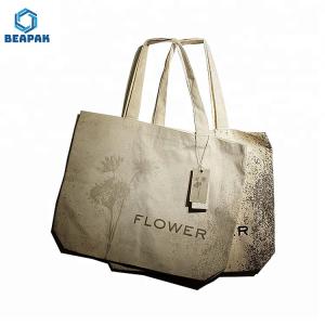 Custom Printed Shopping Canvas Foldable Cotton Jute Bag
