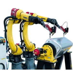FANUC R-0iB 6 Axis Industrial Arc Welding Robotic Arm Steel Pipe Welding