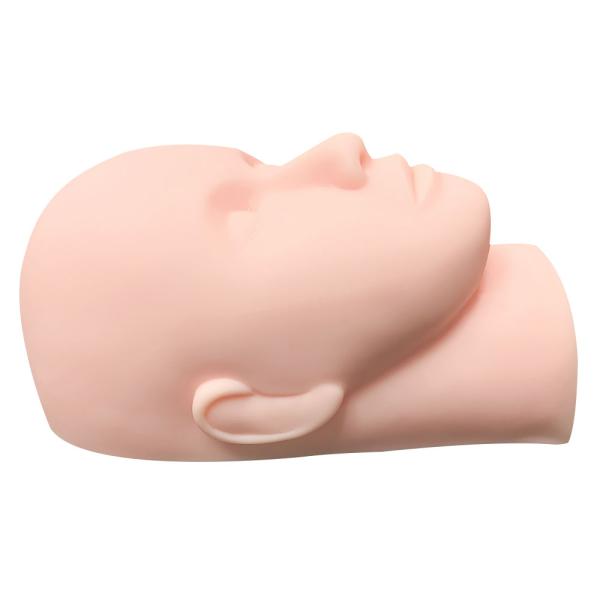 Silicone Rubber Permanent Makeup Practice Skin , Mannequin Head For Makeup Practice