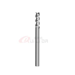 4mm 1/8" 1/16" Aluminum End Mill 45 Degree 3 Flutes Polished Solid Carbide