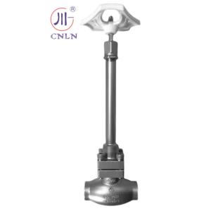 CF3/CF8 Stainless Steel DN15 PN50 Low Temperature Long Stem Globe Valve For Tank
