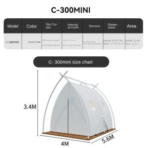 Wholesale Ventilation Air Vents On Roof Luxurious Camping Shelter With Carry Bag Same Fabric As Coverings With Zipper from china suppliers