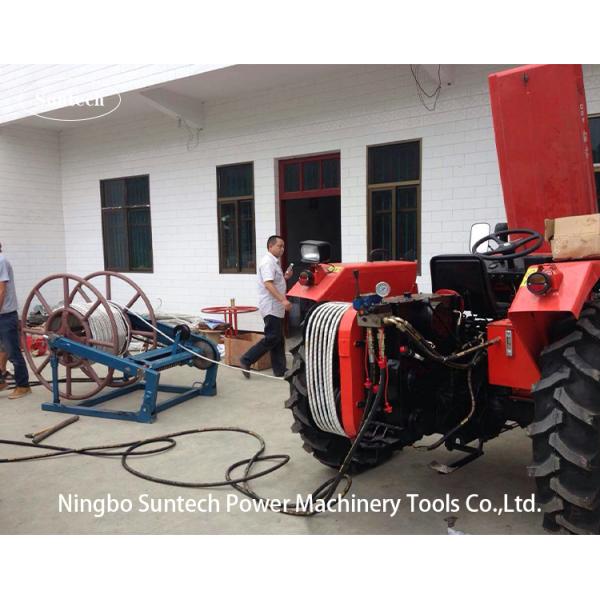 Small Petrol Engine Cable Winch Pulling Machine Gas Powered 5 Ton Honda / Yamaha