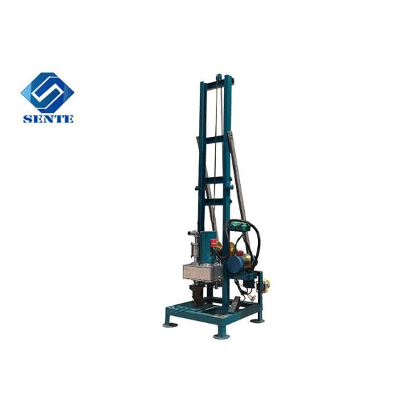 Quality Portable water drilling machine, can drill 100m depth, 300mm diameter, blue, home farm use for sale