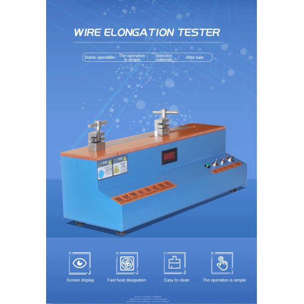 Copper Wire Elongation Testing Machine Side View