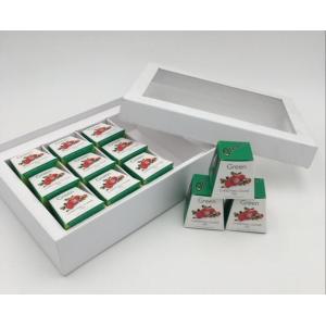 UV Embossing Christmas Packaging Boxes Recyclable With Clear PVC Window