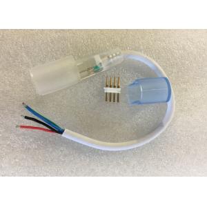 CE Neon Light Accessories RGB LED Neon Flexible Rope Light Power Cord Connectors