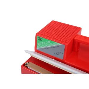 SF-270 Red Color Portable Manual Plastic Hand Press Sealer 27cm Plastic Body