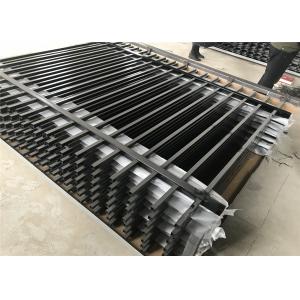 Steel Tubular Fence Panels ( Crimped spear and flat Design) 1800mm height and