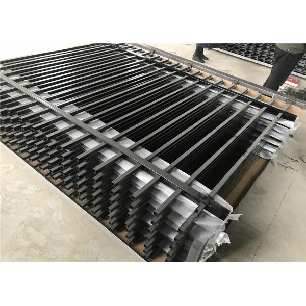 Steel Tubular Fence Panels ( Crimped spear and flat Design) 1800mm height and